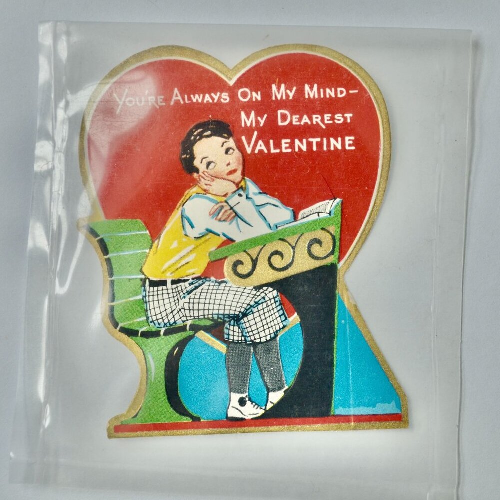 A. C. Co. Vintage Valentine Card You're Always On My Mind Dearest